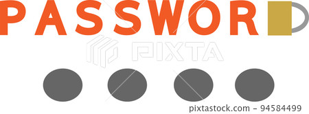 password illustration 94584499