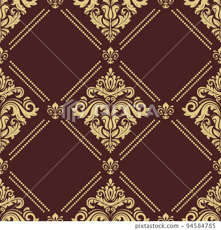 Classic Seamless Vector Fine Pattern With Arabesques Classic Seamless Vector Fine Pattern With Arabesques 94584785