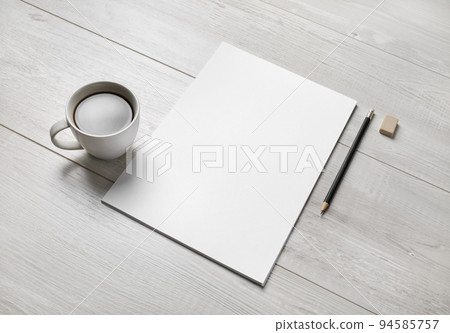 Letterhead, coffee cup, pen, eraser Letterhead, coffee cup, pen, eraser 94585757