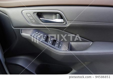Sporty and luxurious interior of the latest series hybrid SUV Sporty and luxurious interior of the latest series hybrid SUV 94586851
