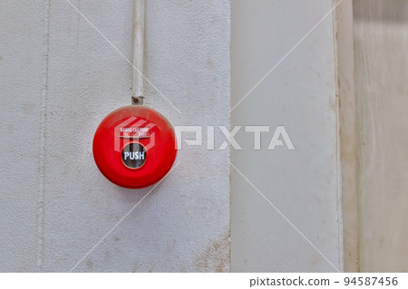 fire, hand, push button 94587456