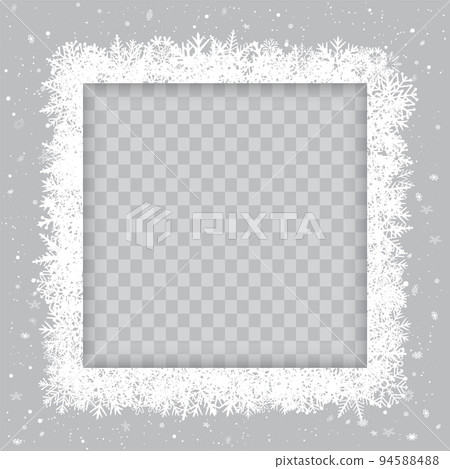 Christmas winter season photo square frame Christmas winter season photo square frame 94588488