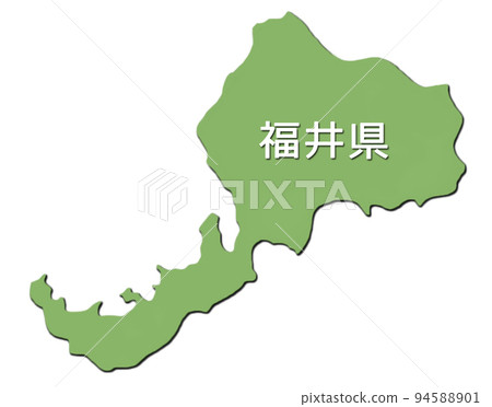 Japan map icon Fukui Prefecture Japan map icon Fukui Prefecture 94588901