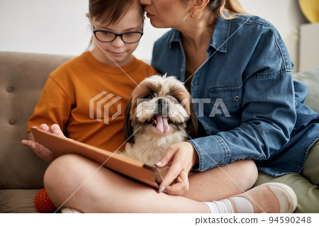Little Dog With Family 94590248