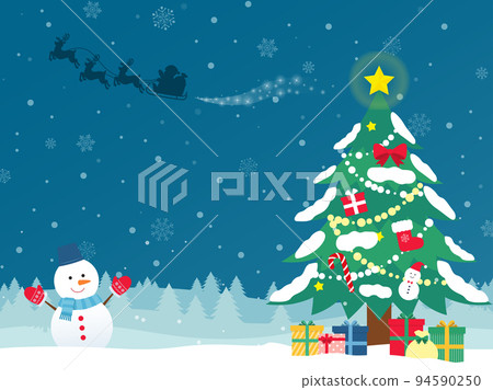 聖誕節下雪天 94590250