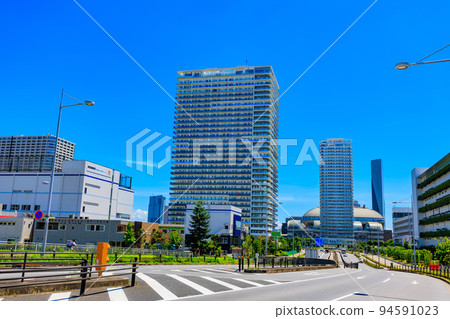Ariake, Koto Ward, Tokyo Cityscape with tower apartments 94591023