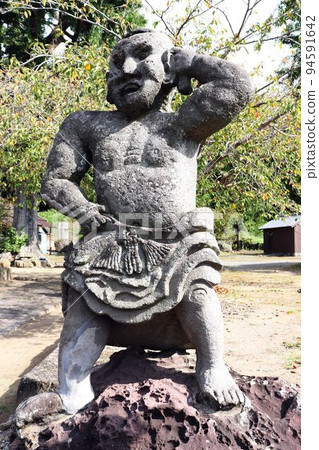 杵築市保濟八幡宮仁王像 94591642