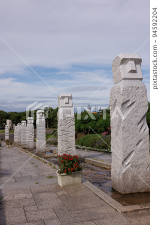 靜岡縣濱松市石陣之星公園摩艾石像 靜岡縣濱松市石陣之星公園摩艾石像 94592204