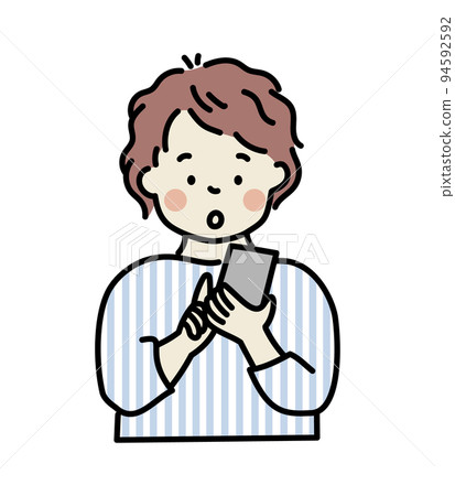 使用智能手機的年輕人 94592592