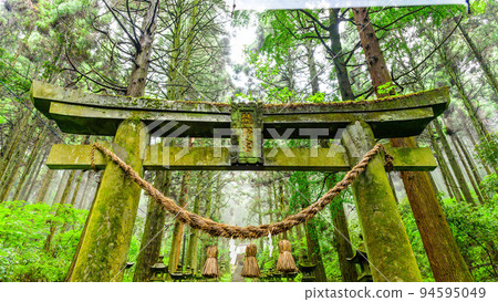 神秘的神社“通往正殿的道路周圍的能量點/風景”上色見熊野島神社(阿蘇郡高森町上色見) 神秘的神社“通往正殿的道路周圍的能量點/風景”上色見熊野島神社(阿蘇郡高森町上色見) 94595049
