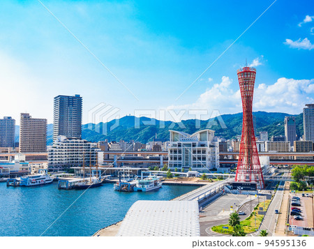 Kobe Port Tower and Bay Area Kobe Port Tower and Bay Area 94595136
