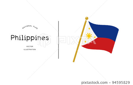 philippines flag icon vector illustration 94595829