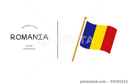 羅馬尼亞國旗圖標矢量圖 94595832