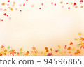 Colored leaves background 94596865