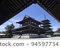 National Treasure Horyuji Kondo Five-storied Pagoda Prince Shotoku 94597734