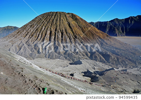 Mount Bromo, sacred mountain in Java, Indonesia 94599435