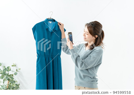 用過的舊衣服再利用智能手機女性 94599558
