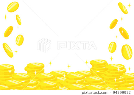 Money coin pile background dancing 94599952
