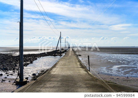 Panoramic view from Nagabeta Kaishiro, a walking path in the sea 94599984