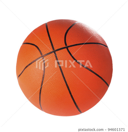 Ball for game in basketball of orange colour 94601371
