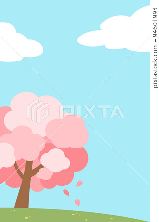 Background illustration_cherry background 94601993