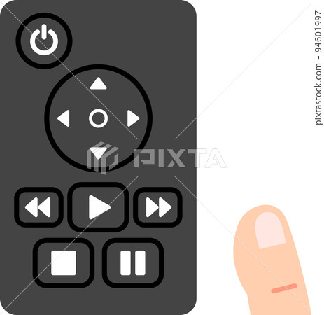 Video and music player remote controls Video and music player remote controls 94601997