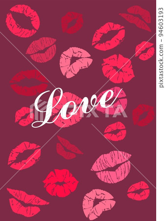 red lips kiss wallpaper