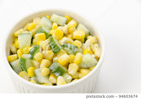 cucumber and corn salad cucumber and corn salad 94603674