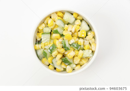 cucumber and corn salad cucumber and corn salad 94603675