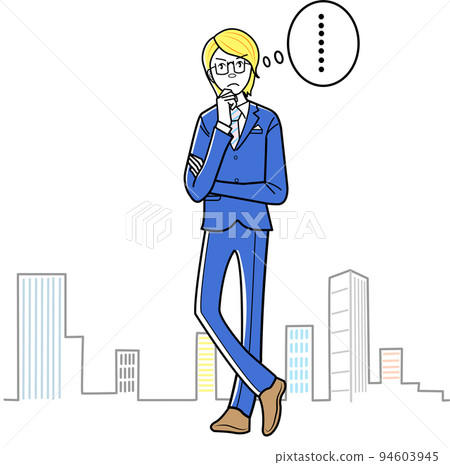 Think, worry, businessman 94603945