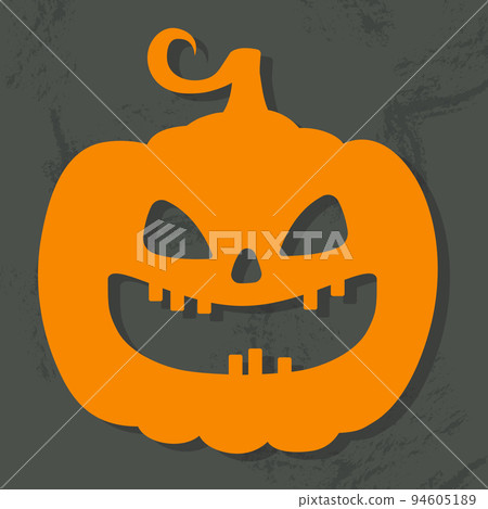 Jack-o-lantern. Halloween pumpkin icon. Vector Jack-o-lantern. Halloween pumpkin icon. Vector 94605189