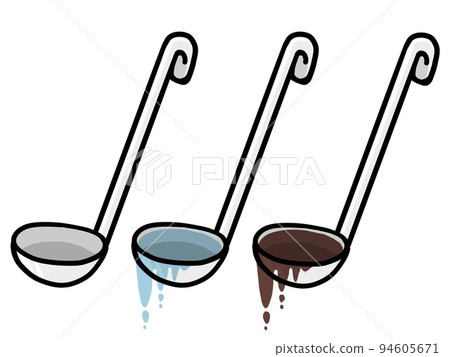 三個勺子的插圖 三個勺子的插圖 94605671