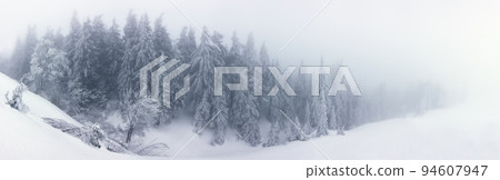 Carpathian mountains in winter. Winter landscape taken in mountains. Carpathian mountains in winter. Winter landscape taken in mountains. 94607947