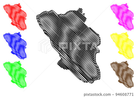 Chaharmahal and Bakhtiari Province map vector Chaharmahal and Bakhtiari Province map vector 94608771