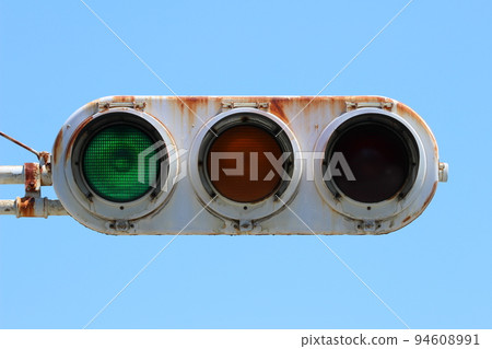 Showa retro green light 94608991