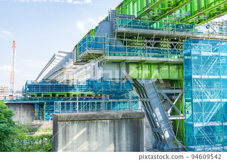 大阪府新名神高速公路淀川東高架橋建設 94609542
