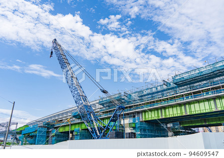 Osaka Prefecture Shin-Meishin Expressway Yodogawa Higashi Viaduct Construction 94609547