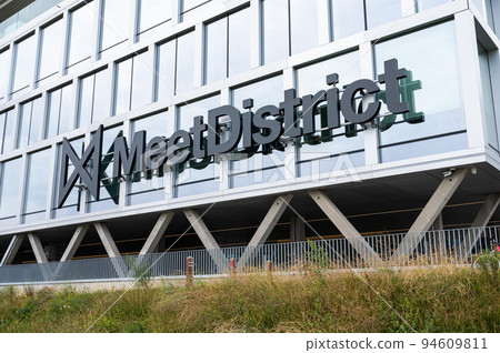 Diegem, Flemish Brabant Region, Belgium, Facade of the Meet District company for remote meeting offices near the airport 94609811