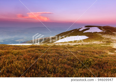 Sunset on the mountains - HDR Abstract Sunset on the mountains - HDR Abstract 94609947