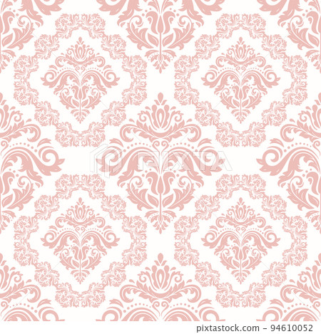 Classic Seamless Vector Fine Pattern With Arabesques 94610052