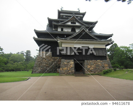 在松江城堡的城堡塔 在松江城堡的城堡塔 94611678