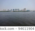 Odaiba seen from the sea 94611904