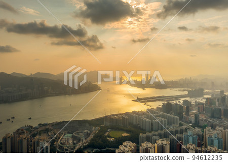 the cityscape of the hong kong, view from black hill 9 May 2022 the cityscape of the hong kong, view from black hill 9 May 2022 94612235