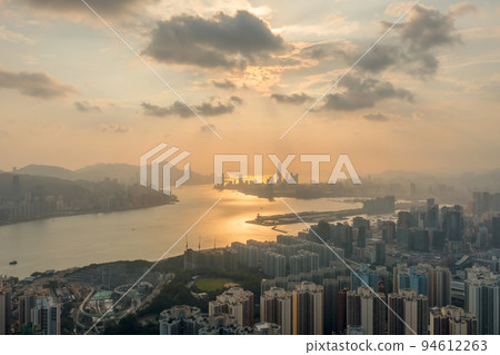 the cityscape of the hong kong, view from black hill 9 May 2022 the cityscape of the hong kong, view from black hill 9 May 2022 94612263