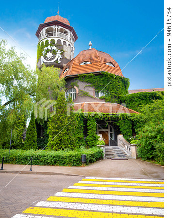 Water tower is Famous landmark of Svetlogorsk, Kaliningrad region 94615734