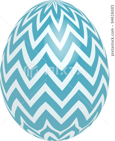 Realistic Easter Egg Cutout 94616085