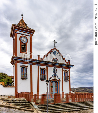 Old baroque style church in Diamantina Old baroque style church in Diamantina 94616791