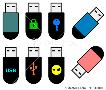 用於記錄電子數據的 USB 存儲器示例圖 94618001