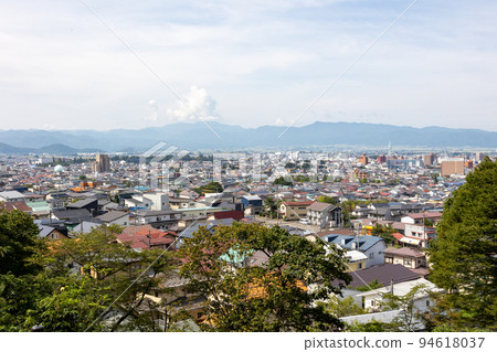 Mt. Iimori City of Aizuwakamatsu seen from the site of the Byakkotai self-blade Mt. Iimori City of Aizuwakamatsu seen from the site of the Byakkotai self-blade 94618037