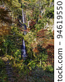 Goho Falls surrounded by autumn leaves 94619550